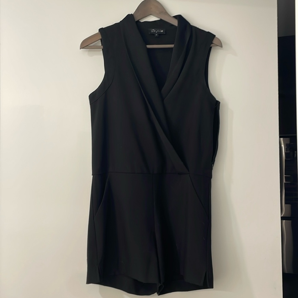 Tuxedo romper from Nasty Gal